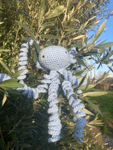Pieuvre bleue